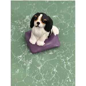 Vintage Puppy in My Pocket Starla Realistic King Charles Spaniel Figure